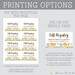 EDITABLE Safari Baby Shower Gift Registry Inserts Safari Themed ...