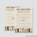 Woodland Baby Shower Bingo Cards - Prefilled Bingo Cards AND Blank Cards - Digital Instant Download - Woodland Baby Shower Game - 0010 