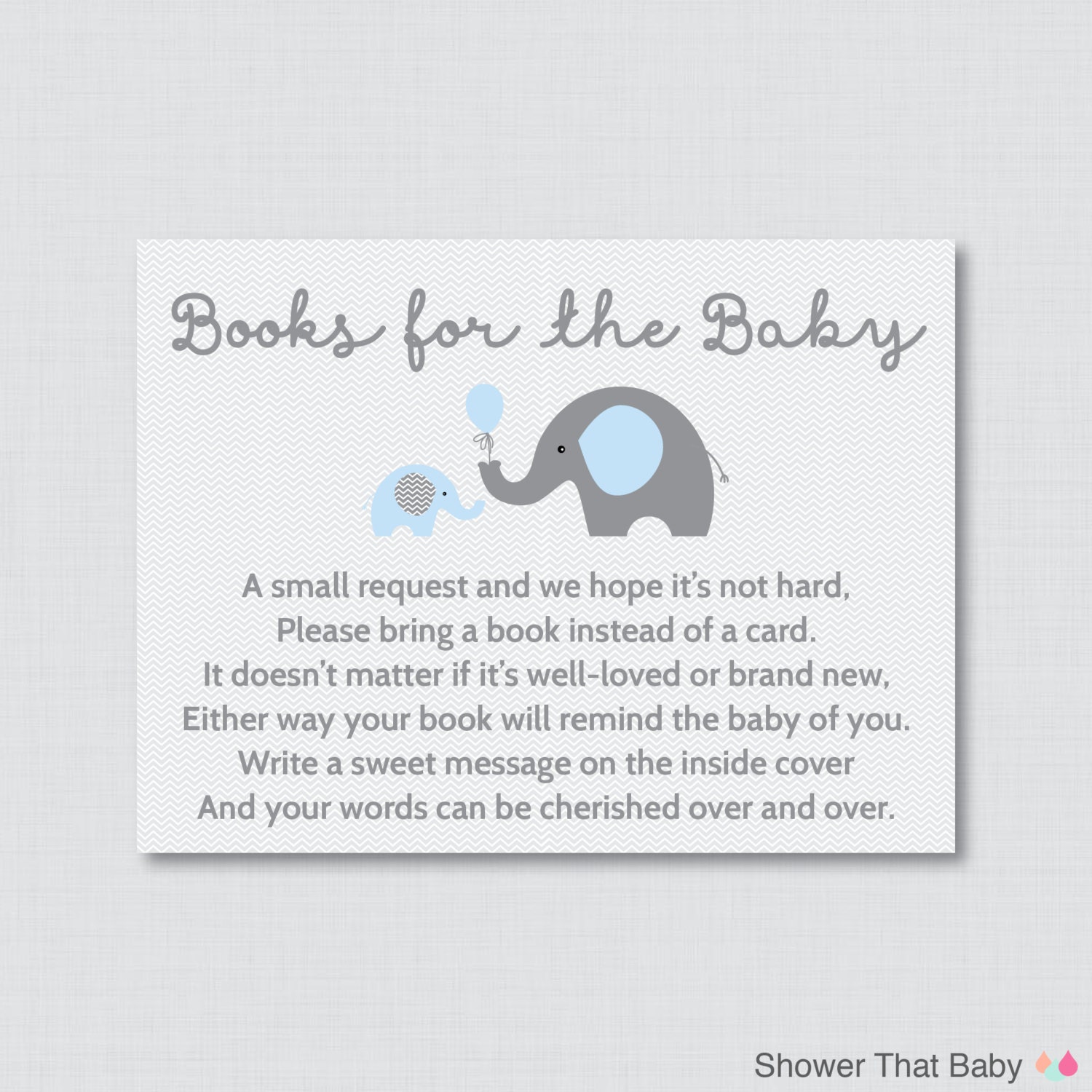 Baby Shower Book Instead Of Card What To Write Inside Amazon Com 50