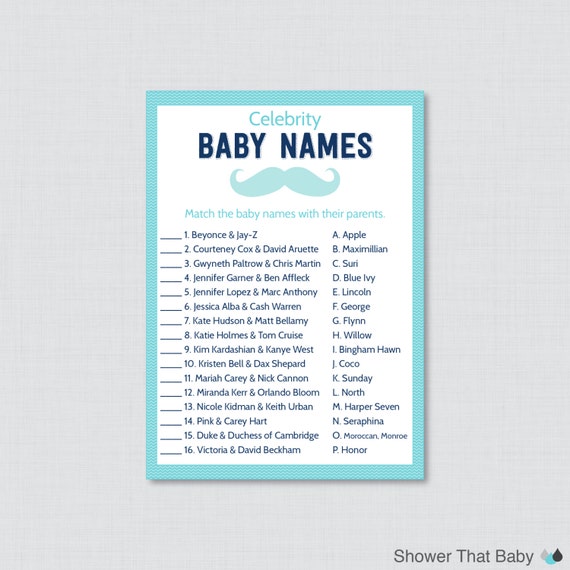 It's just an image of Celebrity Baby Name Game Printable throughout language It is a picture of Celebrity Baby Name Game Printable throughout language