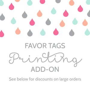 Favor Tag Printing Add-On image 1