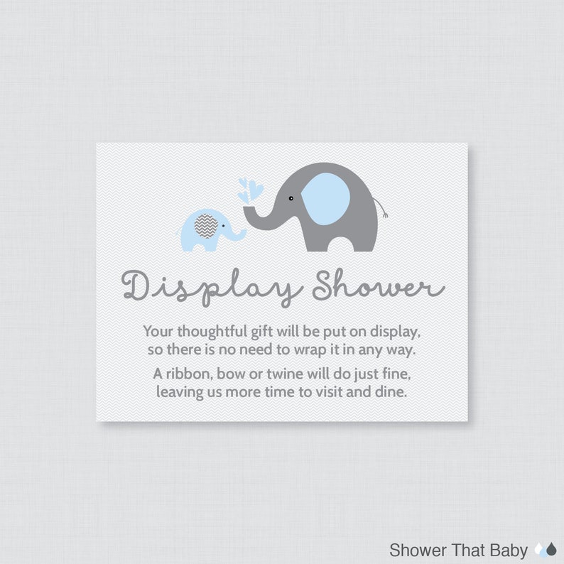 baby shower no wrapped gifts