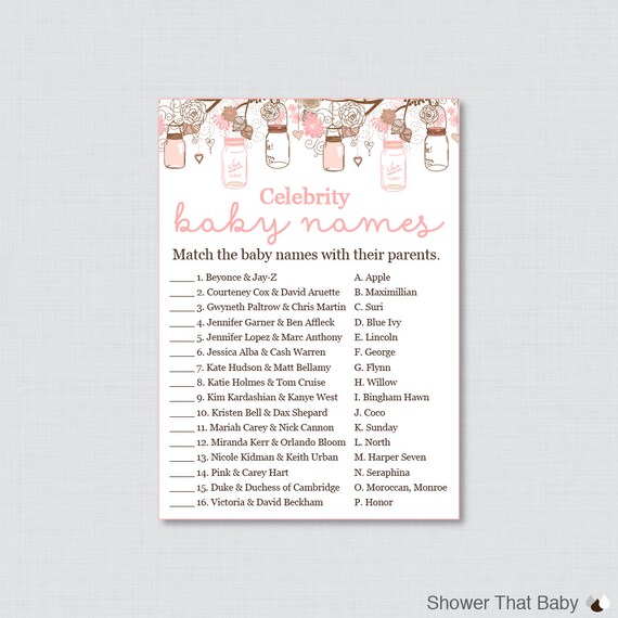 Movie star Child Shower Match Printable - Mason Jar Celeb Boy or girl Popularity Sport - Printable Prompt Obtain - Crimson Brown Child Shower - 0064-P image about Celebrity Baby Name Game Printable named Celeb Little one Shower Match Printable - Mason Jar Movie star Boy or girl Track record Activity - Printable Fast Down load - Crimson Brown Kid Shower - 0064-P