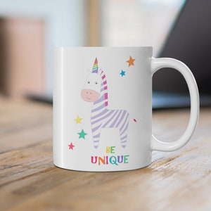 Girls Unicorn Mug, Kids Cute Cup,  Kids Mug, Children Mug, Girl Mug, Kids Christmas Gift, Mug For Kids, Personalized Children&#39;s Mug, Cup