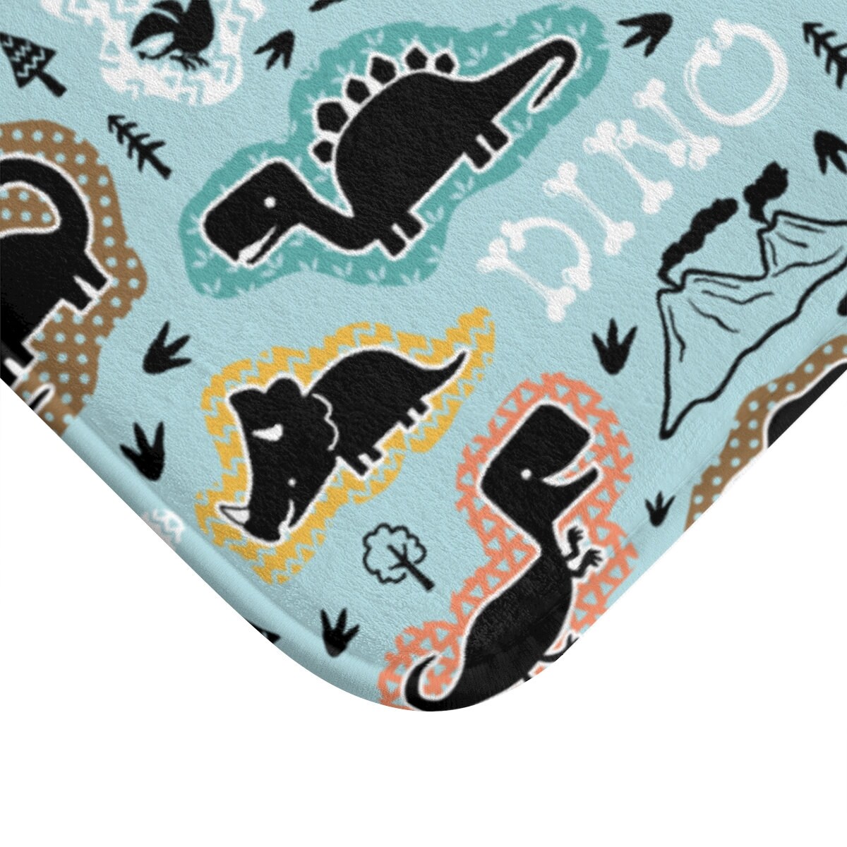 Dinosaur Bath Mat Dinosaur Shower Mat Boys Bath Mat Boys Etsy