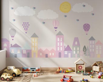 Tanlaby Fata Fiori Ragazza Adesivi Murali Elf Fiore Farfalla Adesivi Da Parete Rimovibile Vinile Stickers Muro per Ragazze Bambini Camera da Letto Stanza Della Scuola Materna Decorazioni Murali