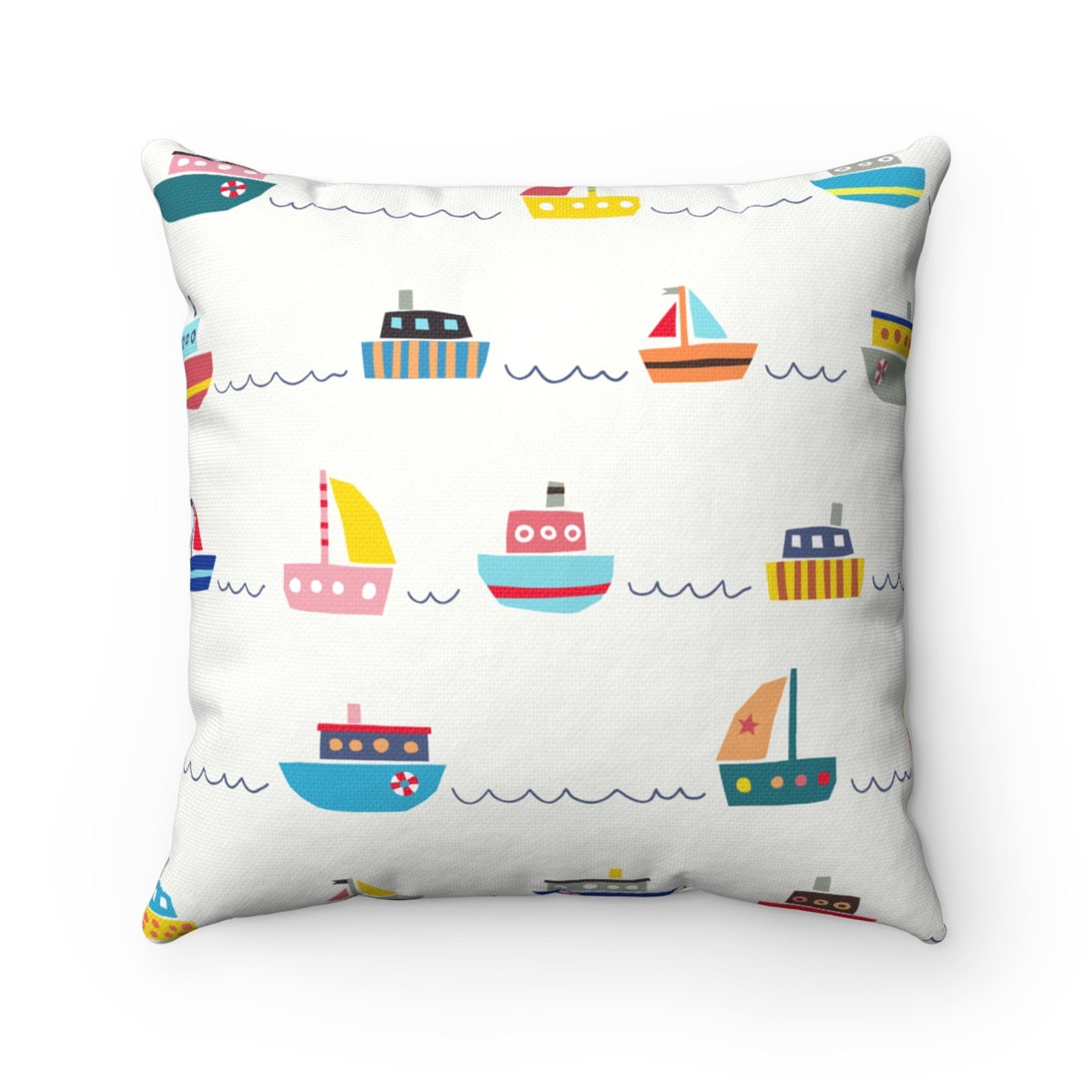 Nautical Kids Throw Pillow Boys Bedroom Throw Pillows Boys Etsy