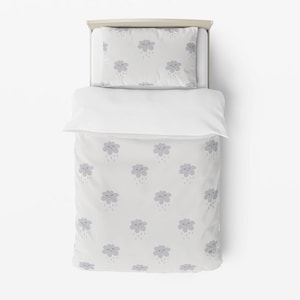 Kids Duvet Set Woodland Trees Gender Neutral, Kids Duvet Cover, Big Kid Bed, Kids Pillow Sham, Toddler Bedding Set, Nursery Bedding, Baby