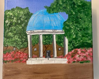 UNCオールドウェルのキャンバスに描かれた絵画