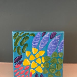Succulent on canvas