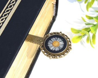 Wildflower Bookmark/ Pressed Flower Bookmark/ Bookmark/ Pressed Flower Gifts/ Floral Pin/ Nature Bookmark/ Gifts For Book Lover