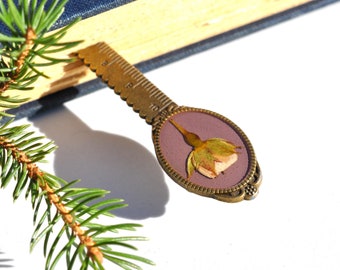 Bookmark, Unique Bookmark, Pressed Flower Bookmark, Flower Bookmark, Floral bookmark, Dried Flower Bookmark, Flower Letter opener, Cute Book