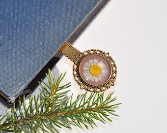 Bookmark, Unique Bookmark, Pressed Flower Bookmark, Flower Bookmark, Floral bookmark, Dried Flower Bookmark, Flower Letter opener, Cute Book