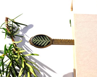 Fern Book Mark, Bookmark, Unique Bookmark, Pressed Flower Bookmark, Flower Bookmark, Floral bookmark, Dried Flower Bookmark, Fern Lover