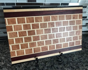 brick cutting board etsy