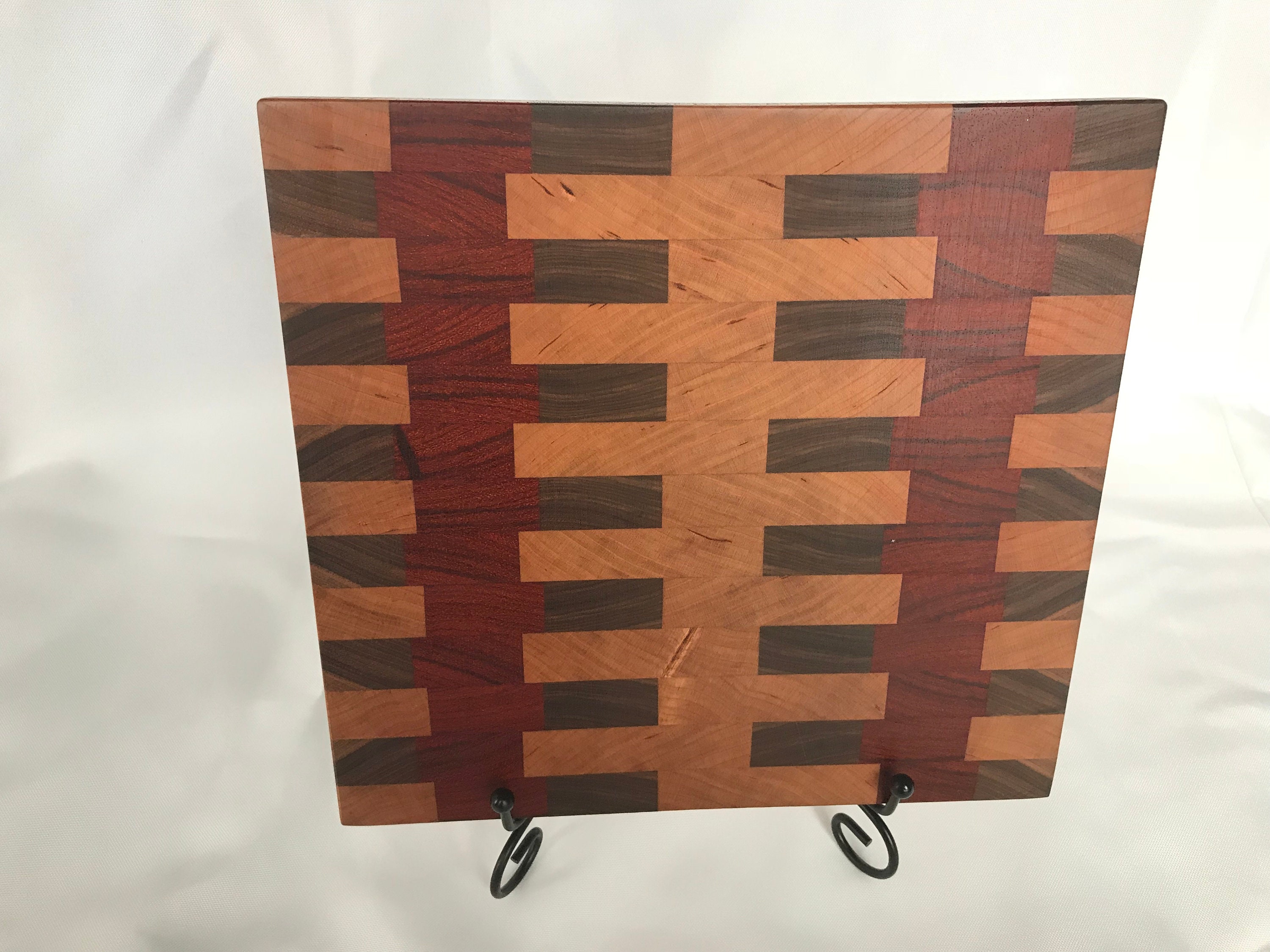 Handmade Woven Wood Cutting Board Etsy