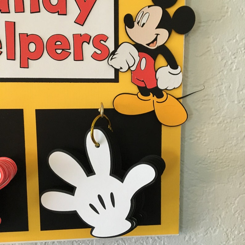 Handy Helpers Mickey Board | Etsy