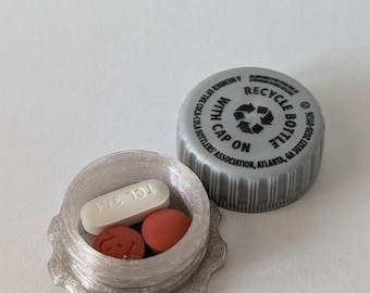 Keychain Pill Container