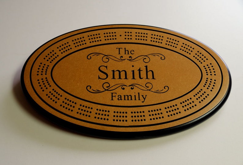 Custom Cribbage Board Personalized With Names and Or Logo. Etsy Canada