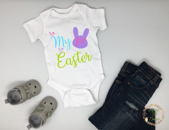 Download My First Easter Svg 1st Easter Svg Easter Bunny Shirt Bunny Easter Shirt Cut File Vector File Cricut Design Space Silhouette Studio By Hunny Bit Designs Catch My Party