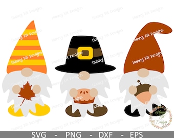 Gnomes SVG, Gnomes Thanksgiving SVG, Thanksgiving Shirt, Pilgrim SVG, Cuttable File, Vector File, Cricut Design Space, Silhouette Studio