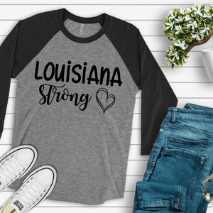 Louisiana SVG, Louisiana Strong SVG, Louisiana Shirt, La State SVG, Cuttable File, Vector File, Cricut Design Space, Silhouette Studio image 3