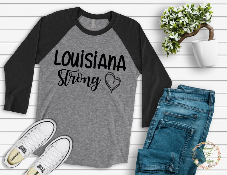 Louisiana SVG, Louisiana Strong SVG, Louisiana Shirt, La State SVG, Cuttable File, Vector File, Cricut Design Space, Silhouette Studio image 3