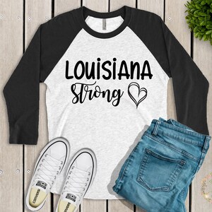 Louisiana SVG, Louisiana Strong SVG, Louisiana Shirt, La State SVG, Cuttable File, Vector File, Cricut Design Space, Silhouette Studio image 2