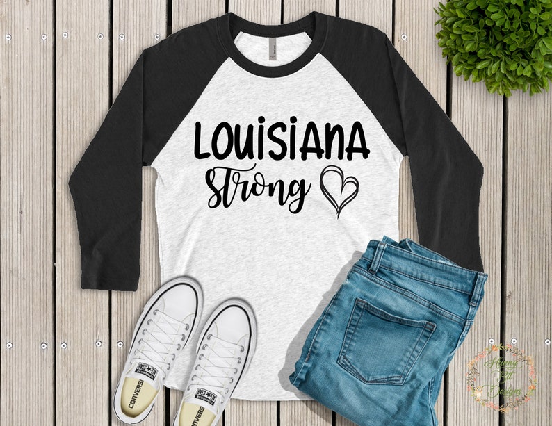 Louisiana SVG, Louisiana Strong SVG, Louisiana Shirt, La State SVG, Cuttable File, Vector File, Cricut Design Space, Silhouette Studio image 2