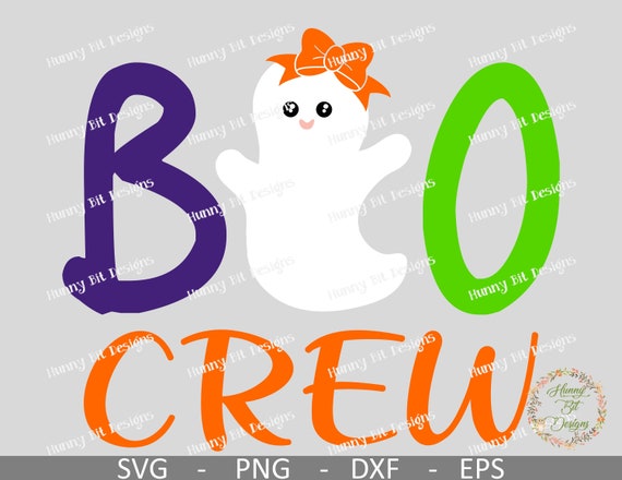 Halloween SVG, Boo Crew SVG, Ghost SVG, Halloween Shirt, Boo, Ghosts, Happy Halloween, Halloween File, Cut File, Cricut, Silhouette Studio Il_570xn