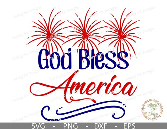 Download God Bless America Svg America Svg Patriotic Svg 4th Of July Usa Shirt Cut File Vector File Cricut Design Space Silhouette Studio By Hunny Bit Designs Catch My Party