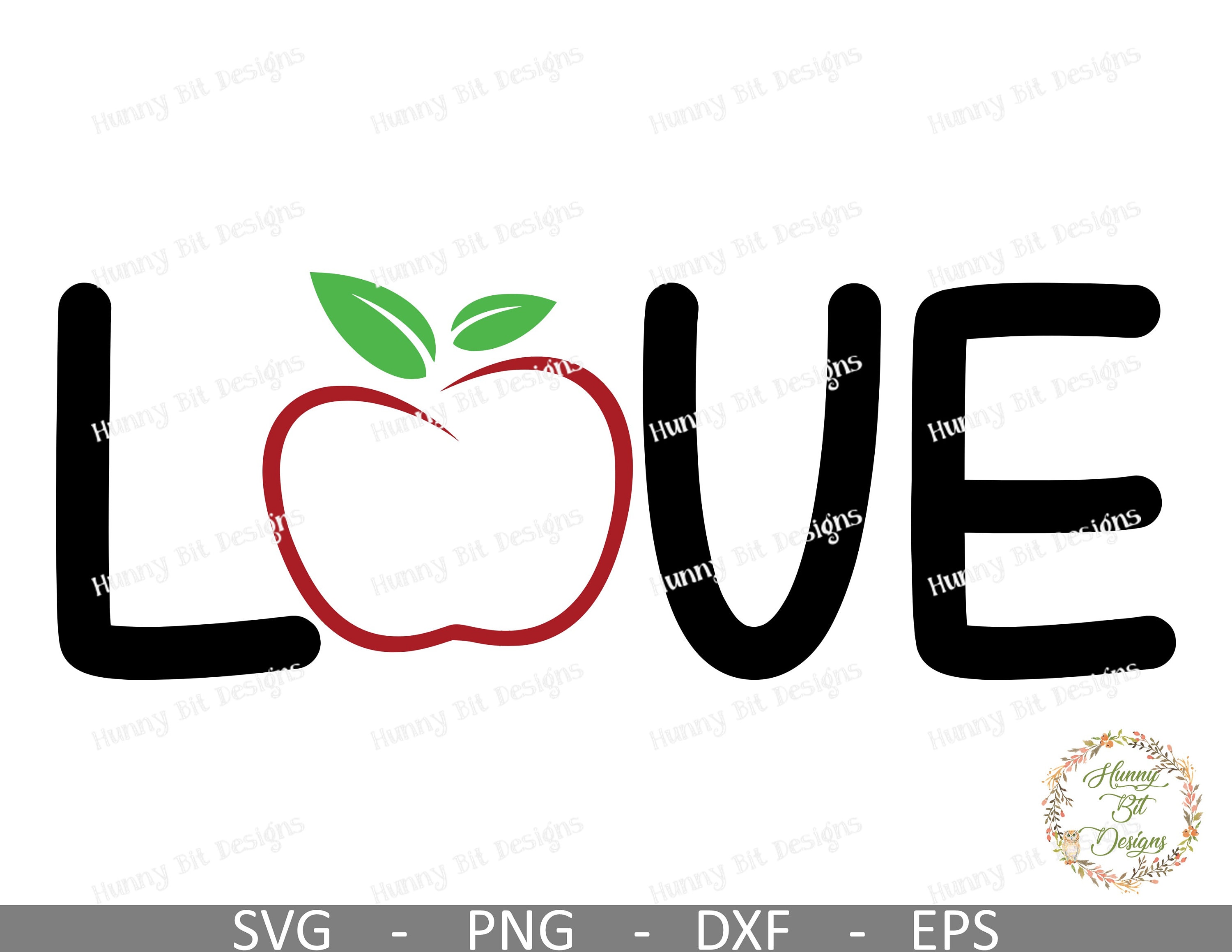 Download Teacher Shirt Apple Love Svg
