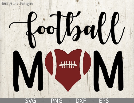 Download Football Svg Football Mom Football Shirt Heart Mom Shirt Football File Cut File Vector File Cricut Design Space Silhouette Studio By Hunny Bit Designs Catch My Party