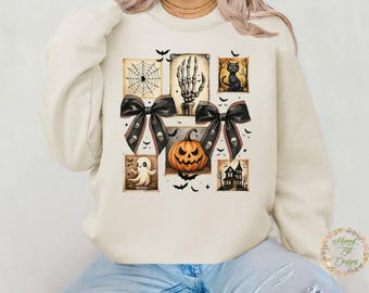 Distressed Halloween Stamps: PNG JPG for DTF Printing, Sublimation (Instant Download)