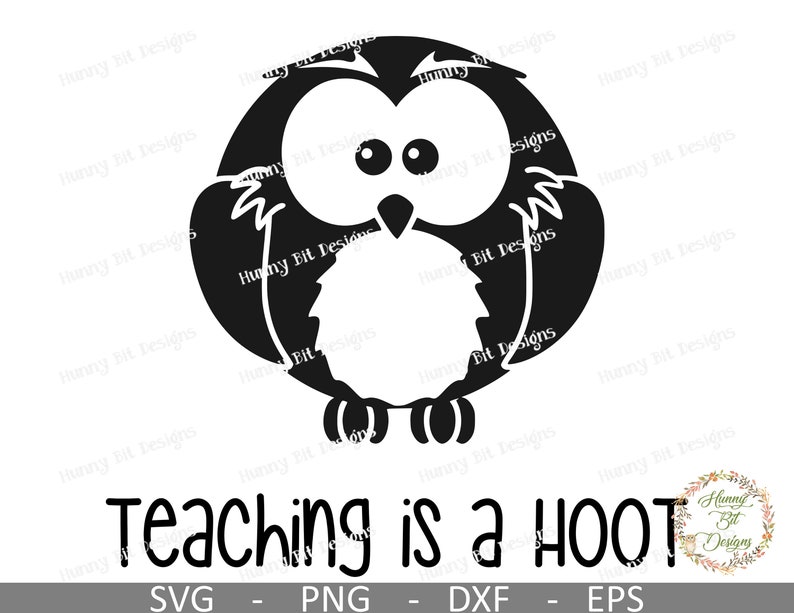 Uil hoot SVG, onderwijs is een hoot SVG, school SVG, leraar shirt, school shirt, gesneden bestand, vector bestand, Cricut ontwerpruimte, Silhouette Studio afbeelding 1