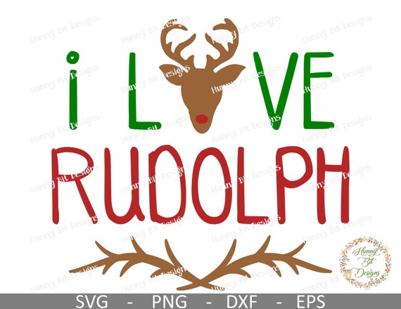 Download Rudolph Svg Christmas Svg Christmas Shirt Reindeer Svg Antlers Cuttable File Vector File Cricut Design Space Silhouette Studio By Hunny Bit Designs Catch My Party