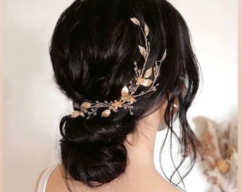 Branwen Hairvine, Wedding Hair Accessory, Bridal Accessories, Hairpiece, Headpiece, Tiara, Hair Adornment