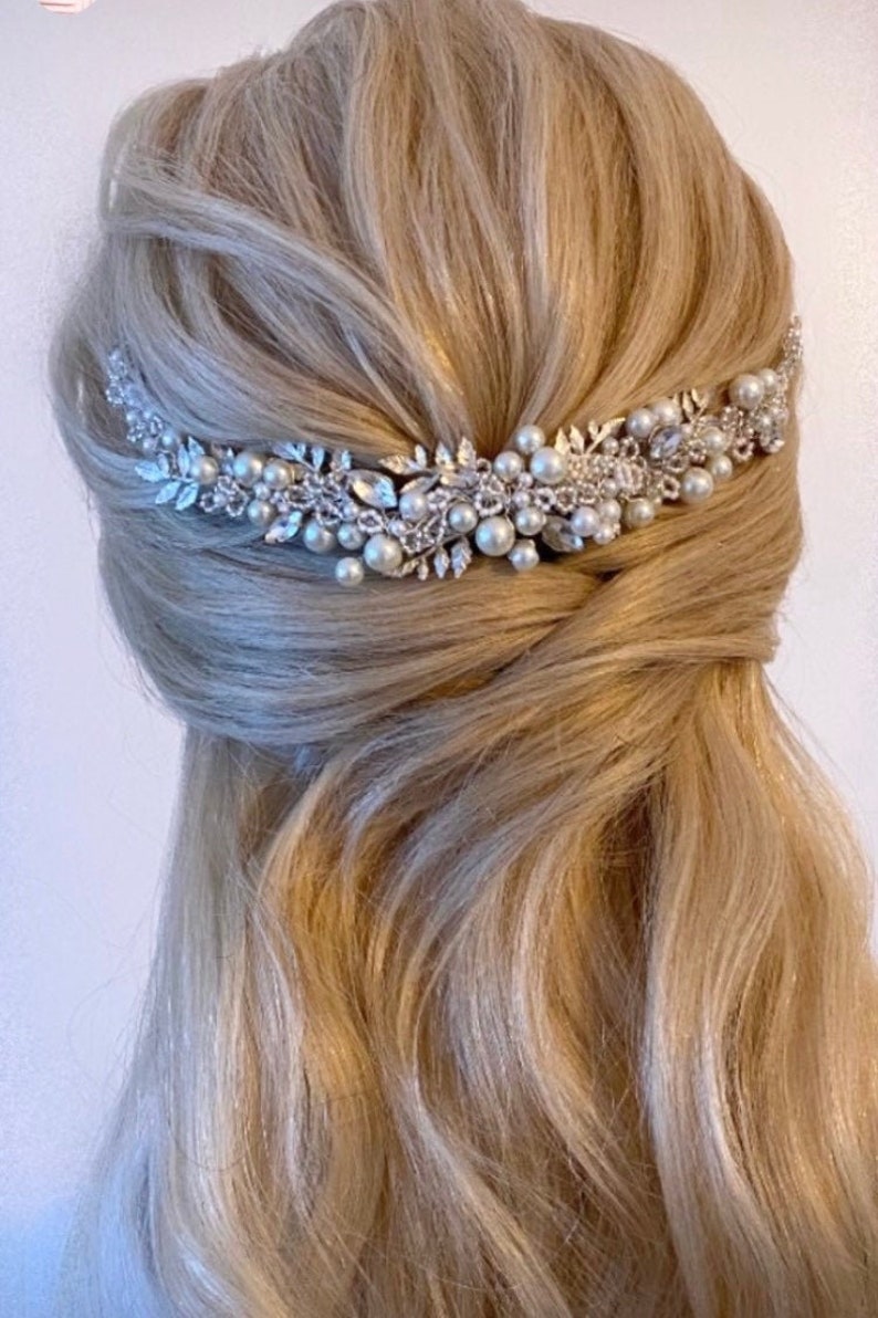 Evie Bridal Hairpiece Wedding Hair Accessories Bridal image 1
