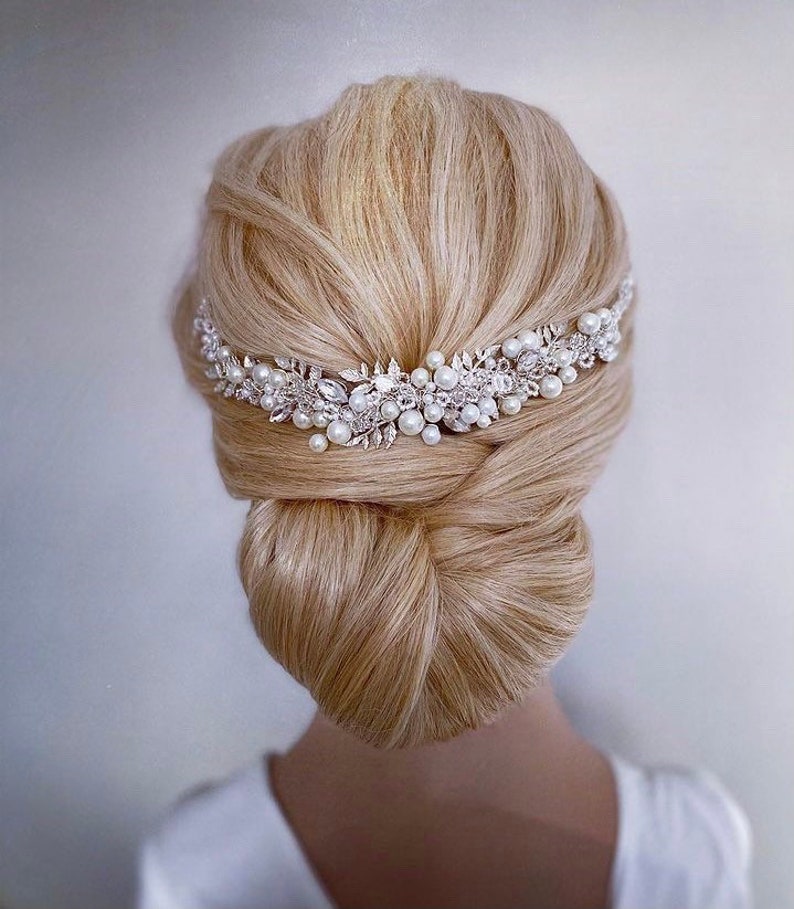 Evie Bridal Hairpiece Wedding Hair Accessories Bridal image 3