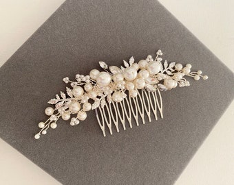 Aneira comb, bridal hair comb, Bridal Hair Accessory, Hairvine, Hairpiece, Pearl, Bridal, Hair Jewellery, wedding, bridesmaid