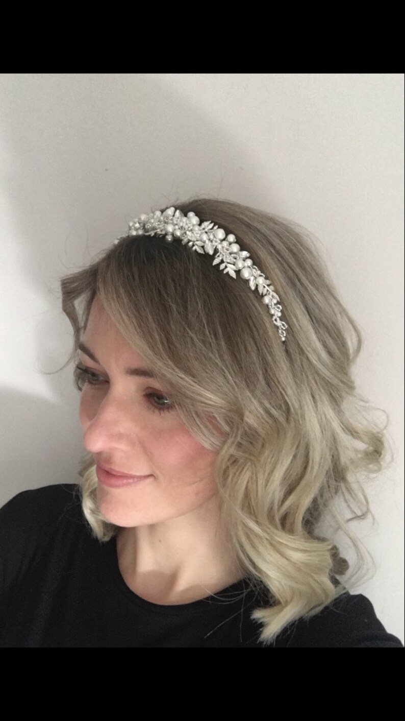 Evie Bridal Hairpiece Wedding Hair Accessories Bridal image 9