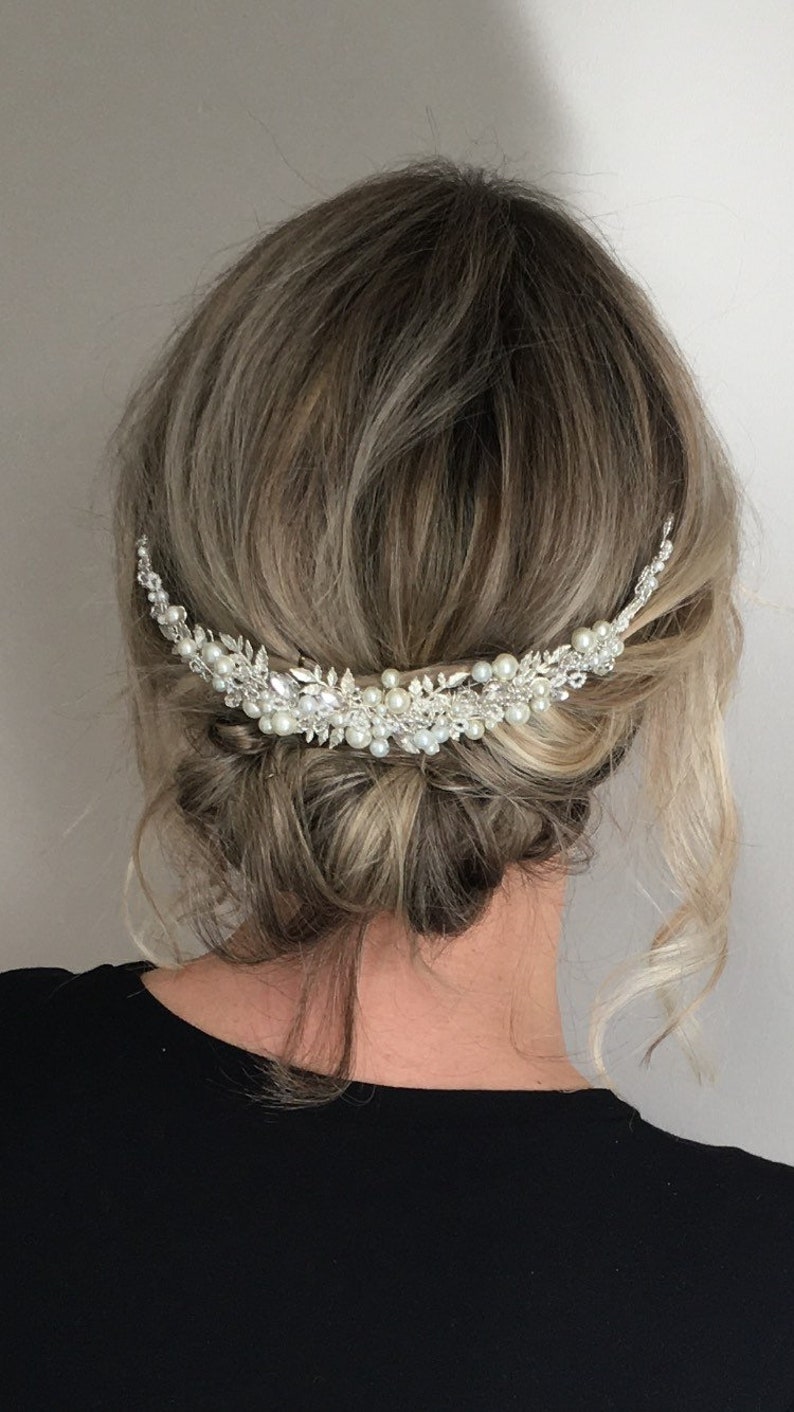 Evie Bridal Hairpiece Wedding Hair Accessories Bridal image 2