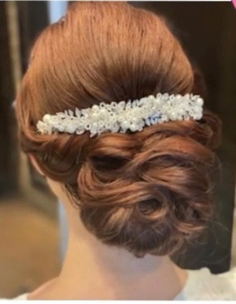 Evie Bridal Hairpiece Wedding Hair Accessories Bridal image 6