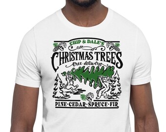 Disney Chip and Dale Christmas Tree Farm Shirt Womans Unisex t-shirt Ladies Woman's Walt Disney World Disneyland MVMCP Holiday Holidays