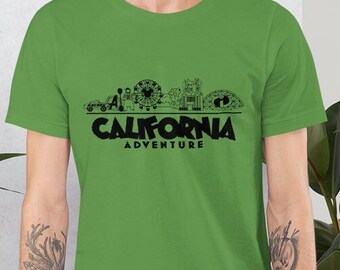 Disneyland California Adventure Skyline Womans Unisex t-shirt Shirt Ladies Woman's Mens Men's Family Matching Shirts