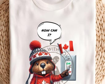 Kanadensisk bäver strömbrytare, patriotisk bäver PNG, Kanada-skjorta, populära skjortor, bästsäljare
