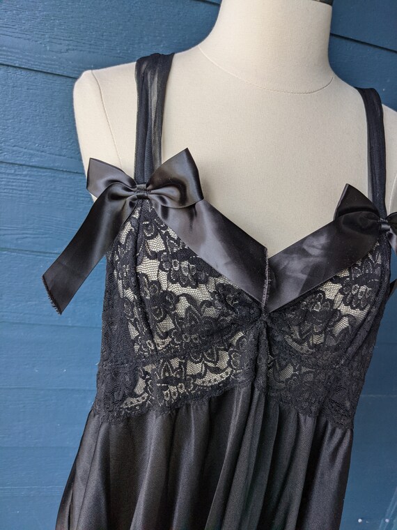 Vintage Babydoll Bow Dress (XS)