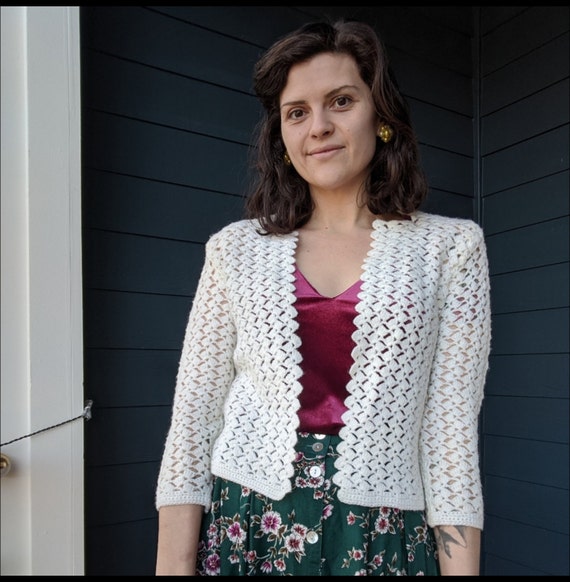 Vintage Hand-knit 50s/60s Sweater