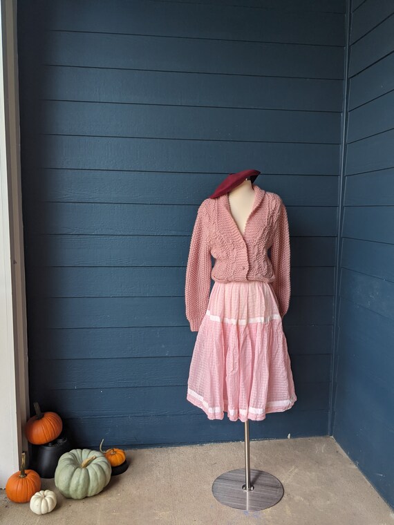 Vintage 1950s Tiered Skirt