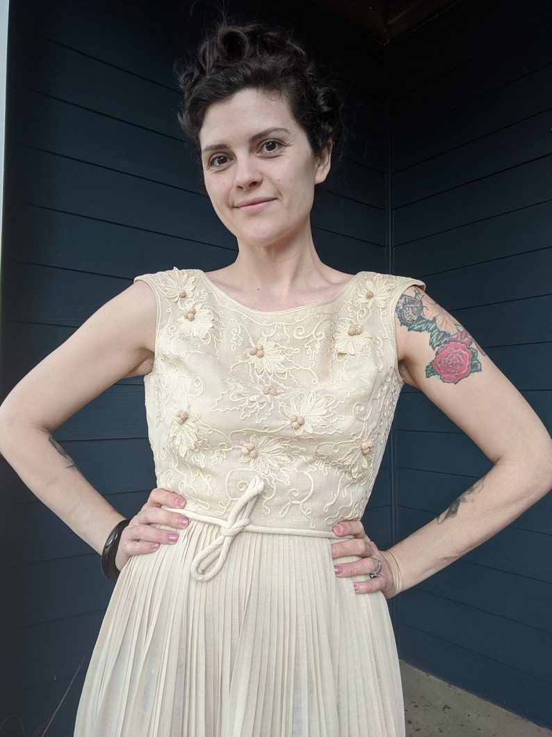 Vintage Carlye Linen Dress